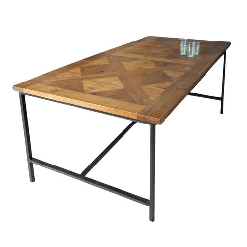 Table à Manger Marqueterie 200 Cm Varsovie