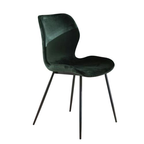 Chaise En Velours Vert Melbourne (lot De 2)
