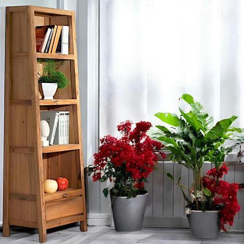 Bibliothèque Étagère Chêne 56x195cm Fjord