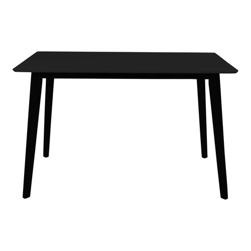 Table à Manger En Bois Noir – Rectangulaire, 120 cm Tampa