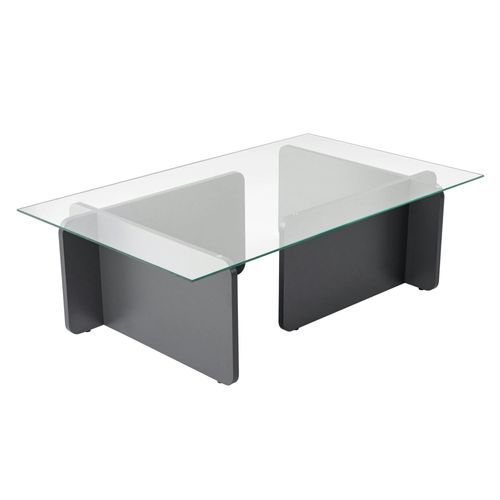 Table Basse Verre Déstructurée – Base Gris Anthracite Salta