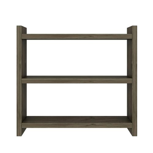 Etagère Cuisine à Poser Effet Noyer Clair - 3 Niveaux Marfa