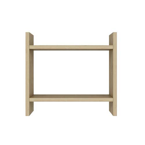 Etagère Cuisine à Poser Effet Chêne Clair - 2 Niveaux Marfa
