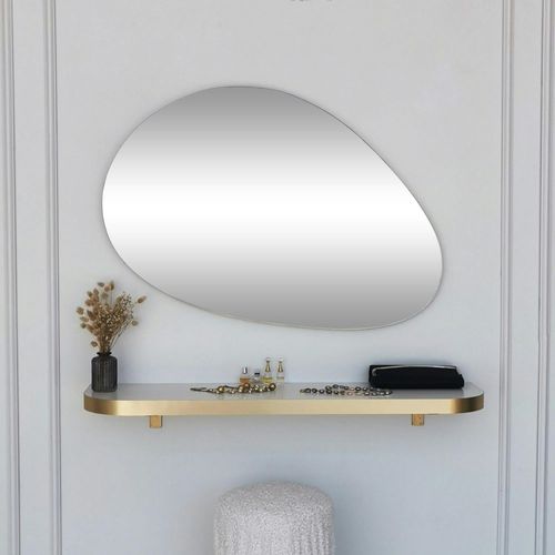 Miroir Salon Organique 90 Cm - Style Scandinave Cody