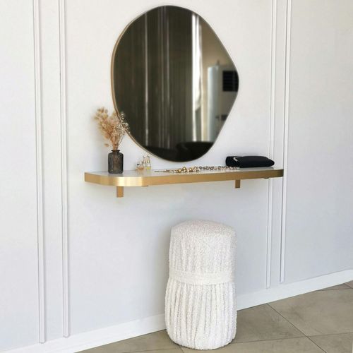 Miroir Rond Organique 70 Cm - Style Scandinave Cody