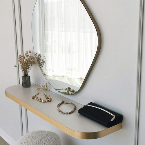 Miroir Rond Organique 70 Cm - Style Scandinave Cody