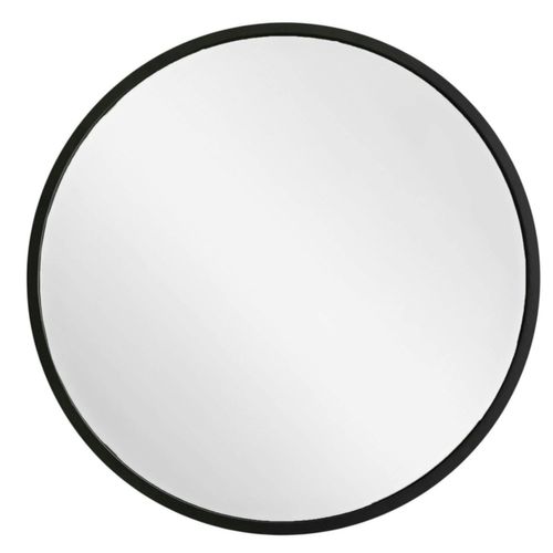 Miroir Rond Noir Ø60 Cm - Style Moderne Cody