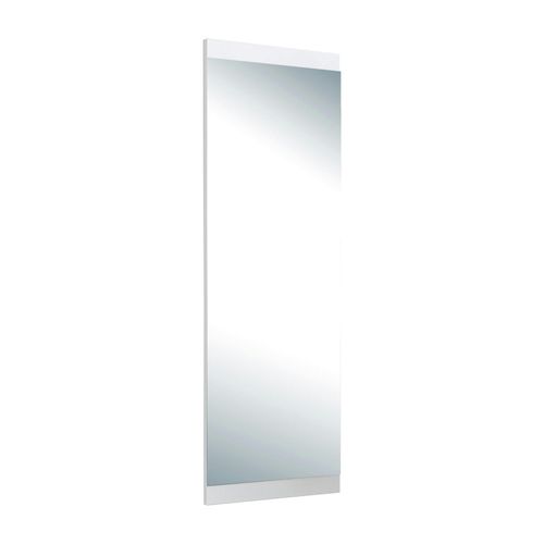Miroir Rectangulaire Blanc à Suspendre Ou Poser 120 Cm Cody