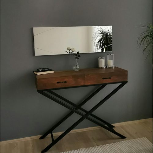 Miroir Rectangulaire Mural Avec Angles Marqués 105 Cm Cody