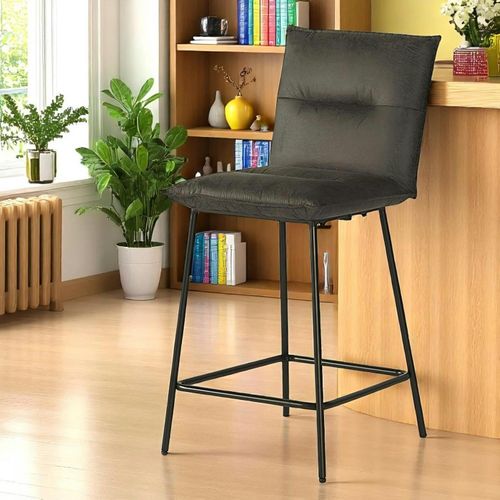 Chaise Îlot Central Gris Malmoe (lot De 2)