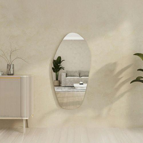 Grand Miroir Mural Organique - Forme Nature 120 Cm Cody