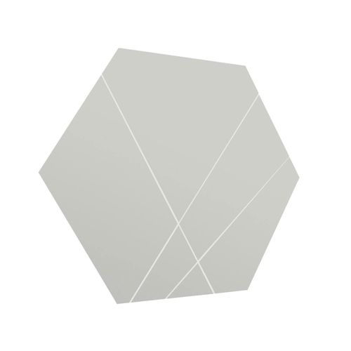 Miroir Mural Design Hexagonal - Lignes Décoratives 70 Cm Cody