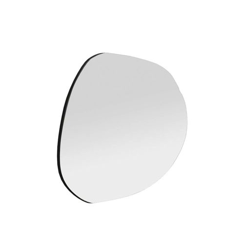 Miroir Design Organique Bord Noir 75 Cm - Style Naturel Cody