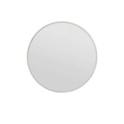Miroir Rond Blanc Moderne Avec Fin Cadre Ø60 Cm Cody
