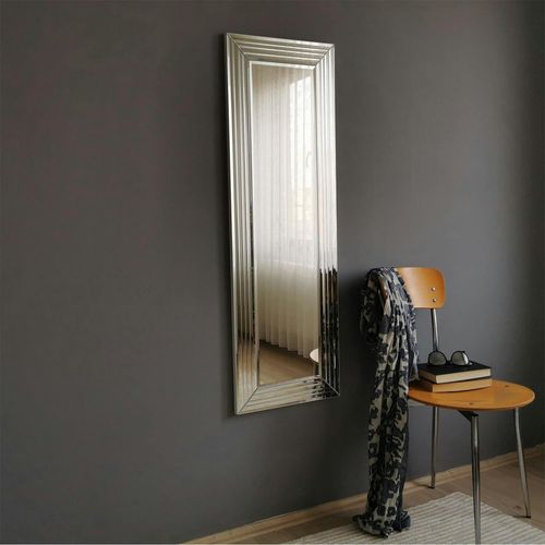 Miroir Rectangulaire Moderne Chic - Cadre Rainuré 120 Cm Cody