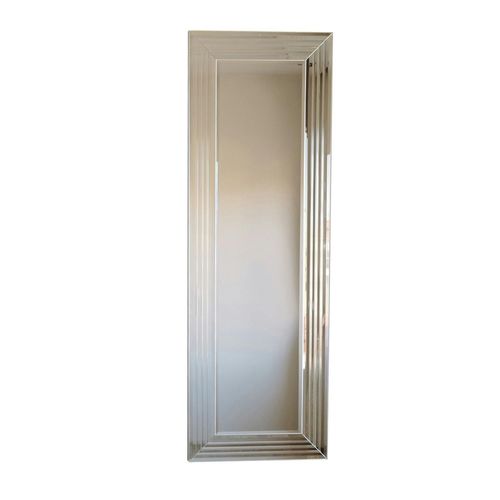 Miroir Rectangulaire Moderne Chic - Cadre Rainuré 120 Cm Cody
