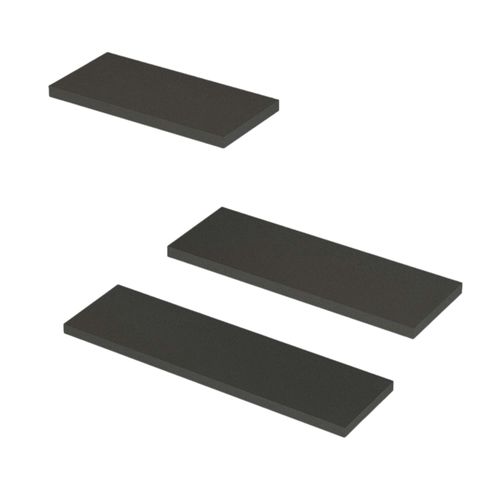 Etagère Murale Moderne Gris Foncé (lot De 3) Marfa