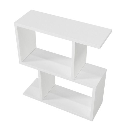 Bout De Canapé Blanc Design Avec Étagères Marfa