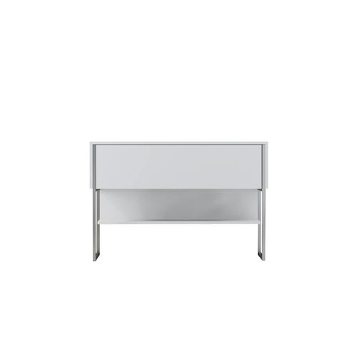 Console D'entrée Blanche Design Avec Grand Rangement Jena