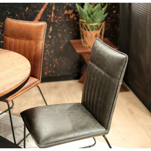 Chaise De Salle à Manger Gris Used Oka (lot De 2)