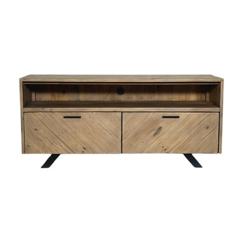 Meuble TV Avec Rangement Bois Recyclé Vittoria