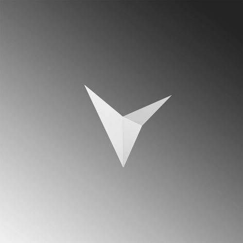 Applique Murale Design Blanche, Origami Triangulaire Sfax