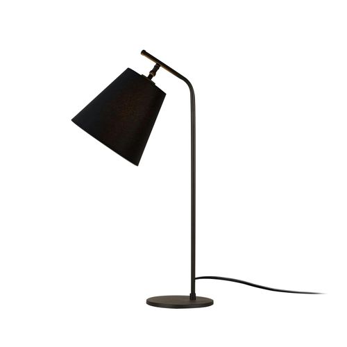 Lampe De Chevet Vintage Noire, Abat-jour Orientable Zurich