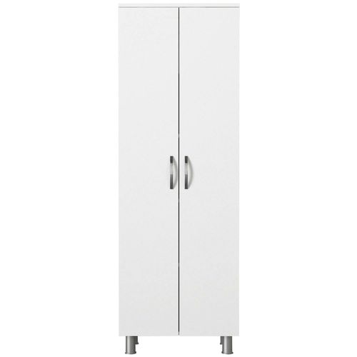 Meuble Colonne Salle De Bains Blanc 2 Portes H 173, 6 Cm Jena