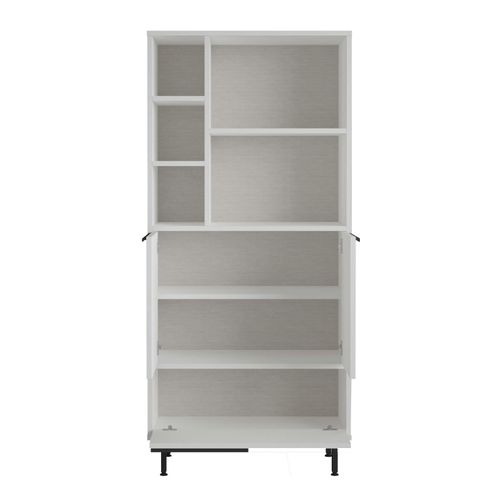 Colonne Salle De Bains Blanche 3 Portes 5 Niches Jena