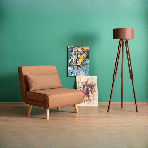 Fauteuil Convertible Marron, Couchage 180 Cm Copala