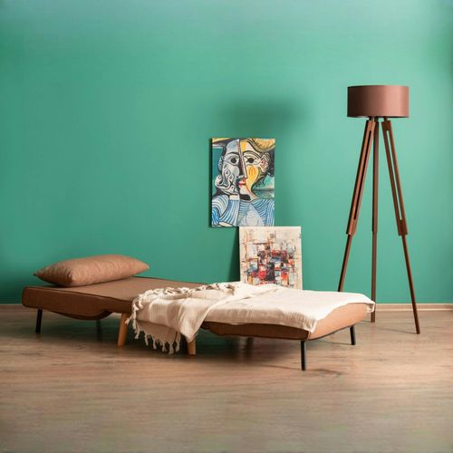 Fauteuil Convertible Marron, Couchage 180 Cm Copala