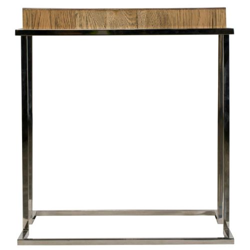 Bout De Canapé Bois De Chêne Acier Riverside