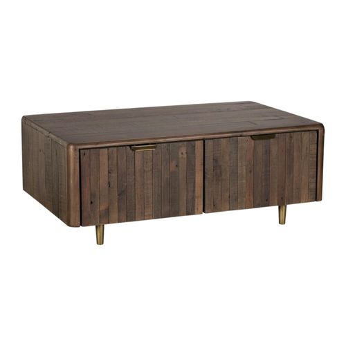 Table Basse Bois Recyclé Brun Queenstown