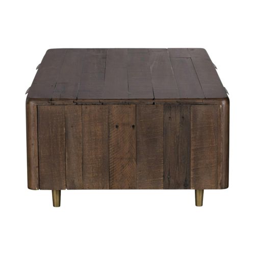 Table Basse Bois Recyclé Brun Queenstown