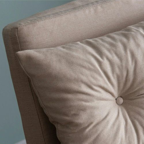 Fauteuil Convertible Écru 1 Place Couchage 175 Cm Modi