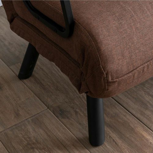 Fauteuil Convertible Marron 1 Place Couchage 175 Cm Modi