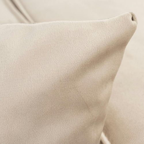 Canapé 4 Places Beige Crème Coutures Apparentes Ostuni