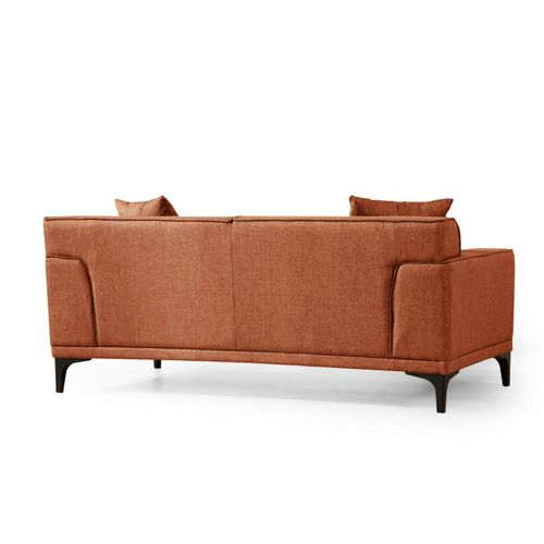 Canapé 2 Places Rouille - Accoudoirs Larges Orsay