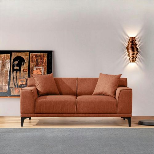 Canapé 2 Places Rouille - Accoudoirs Larges Orsay