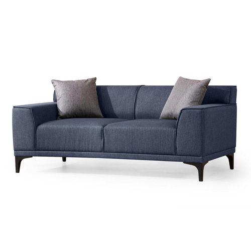 Canapé 2 Places Bleu Chiné - Accoudoirs Larges Orsay