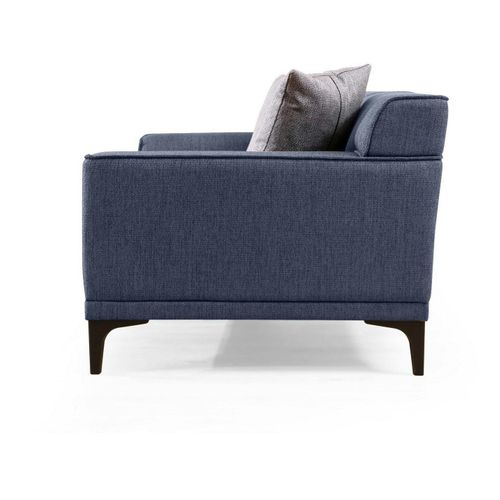Canapé 2 Places Bleu Chiné - Accoudoirs Larges Orsay