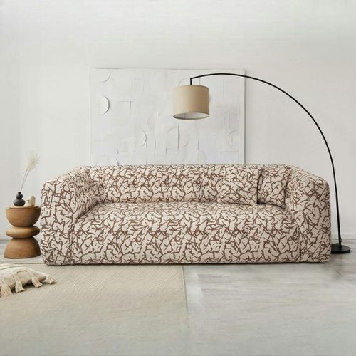 Canapé 3 Places Écru, Décor Nature Ravello