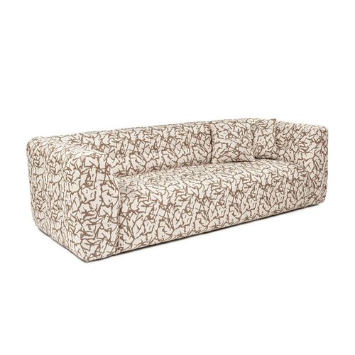 Canapé 3 Places Écru, Décor Nature Ravello