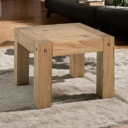 Petite Table Basse Carrée Bois Fjord