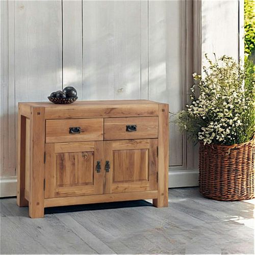 Buffet Bahut Chêne 2 Portes 120cm Fjord