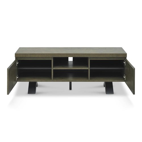 Meuble TV Moderne En Marqueterie De Chêne Arlington