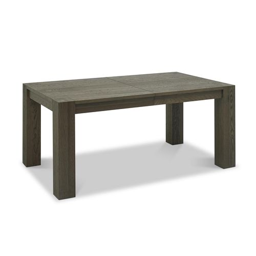 Table à Manger Extensible En Bois De Chêne Fumé 180-235 Cm Allen
