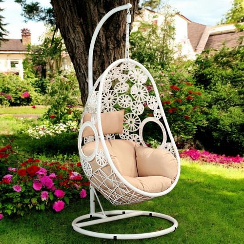 Fauteuil Oeuf Suspendu Blanc South Beach