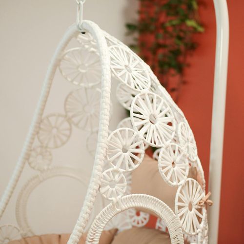 Fauteuil Oeuf Suspendu Blanc South Beach