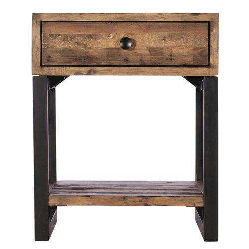 Chevet Bout De Canapé Bois Recyclé Brisbane